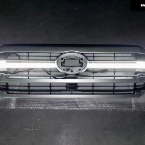 自動グリル フロント レーシンググリル ランド クルーザー LC300 2023 2024 2025 ABS グリル LED オートアクセサリー - WITH LED