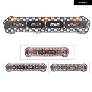 フロント レーシンググリル メッシュマスク バンパー カバー レンジャー T8 XL XLT XLS WILDTRACK ラリアット 2015-2018-21 車用 - black