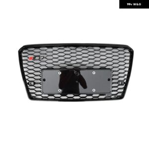A7 用 レーシンググリル A7 S7 2009-15 ABS 自動フロントグリル フロント バンパー メッシュカバー グリル - Style 3