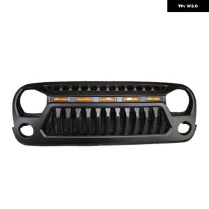 ラングラー レーシンググリル JK JKU 2007 2008 2009 2010 2012-17 フロントグリル メッシュ バンパー グリル - G