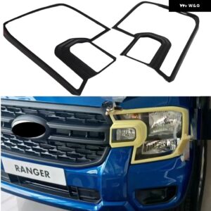 フロント ヘッドランプ カバー レンジャー WILDTRACK スポーツ XLT XL XL + 2022 2023 2024-25 フロントライトカバー トリム オートアクセサリー - Ranger XL