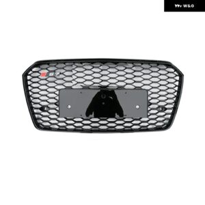 A7 レーシンググリル A7 S7 2016-19 自動グリル フロント バンパー メッシュフロントグリル カバー グリル - Style 2