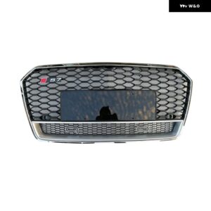 A7 用に A7 レーシンググリル A7 S7 2016-19 フロント バンパー グリル フロントグリル メッシュカバー グリル トリム - Style 4