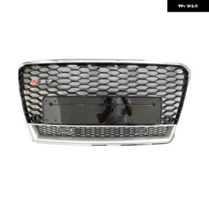 A7 用にフロントグリル A7 S7 2009-15 自動グリル フロント バンパー メッシュカバー レーシンググリル - Style 2