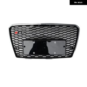 A7 用にフロントグリル A7 S7 2009-15 自動グリル フロント バンパー メッシュカバー レーシンググリル - Style 4