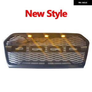 レンジャー T7 用に ラジエーター グリル レンジャー T7 XL XLT MK3 WILDTRAK ピックアップ レーシンググリル グリル アクセサリー 2015 2016 2017 - D Yellow Light