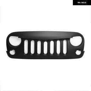 ラングラー JK JKU レーシンググリル 2007-17 フロント バンパー メッシュ車グリル - b