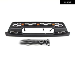 ABS グリル 4 ランナー 37377 フロント レーシンググリル メッシュマスク バンパー カバー 自動車アクセサリー - WITH LED