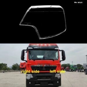 SINOTRUK HOWO TX A7/T7H ヘッドランプ クリアマスクカバー ヘッドライト シェルプレキシガラス交換レンズ - 1PCS left side