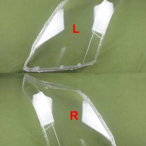 キャデラック SRX 2010-15 ヘッドランプ クリアカバー ヘッドライト シェル レンズ プレキシガラス - 2PCS Left and Right