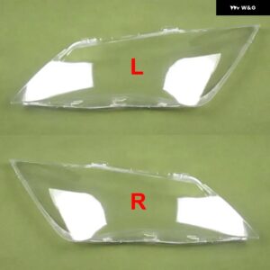 セアトレオン用 2013-18 ヘッドライト カバー シェード ヘッドランプ シェルク リア ケースレンズ プレキシガラス - 2PCS Left and Right