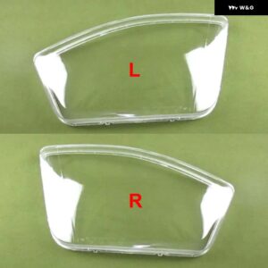 フォトンダイムラーオーマン EST カーアクセサリー ヘッドランプ シェル ヘッドライト クリアカバー レンズ プレキシガラス - 2PCS Left and Right