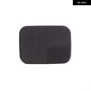 インフィニティ G25 G35 G37 2007-2013 ソフトカーボン燃料キャップ パネル ステッカー カバー トリム ステッカー カーアクセサリー - carbon fiber