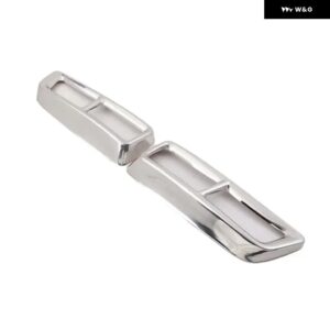 キャデラック エスカレード 2021-2024 ステンレス 黒マフラー サイレンサー カバー カーアクセサリー - Silver