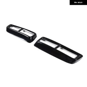 キャデラック エスカレード 2021-2024 ステンレス 黒マフラー サイレンサー カバー カーアクセサリー - black