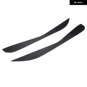 コルベット C8 スティングレイ Z51 Z06 2020-2023 ソフトカーボン車内側ドア抗キック パネル 飾る インテリア カーアクセサリー - Carbon fiber,Black