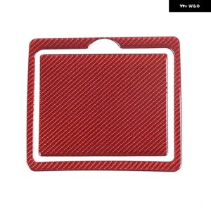 インフィニティ G25 G27 G37 2007-2013 ソフトカーボン後列隠しスイッチ パネル カバー トリム ステッカー カーアクセサリー - Carbon Fiber2