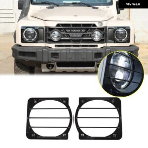 カーボン テールライト カバー ネット INEOS 擲弾兵 2020-2024 リアランプ ガード トリム アクセサリー - front black