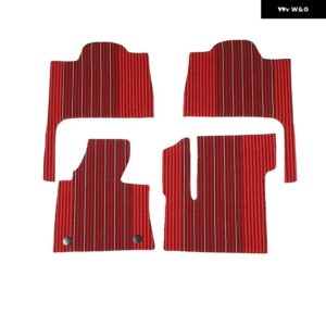 INEOS GRENADIER 2020-2024 シルクフロント 用 インテリア カーペットパッド 4個 後列フロアフット プロテクター マットカーアクセサリー - For LHD