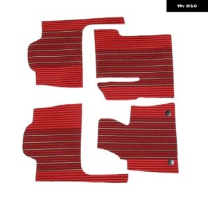 INEOS GRENADIER 2020-2024 シルクフロント 用 インテリア カーペットパッド 4個 後列フロアフット プロテクター マットカーアクセサリー - For RHD