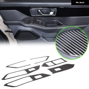 パワーウィンドウガラスリフト ボタン フレーム ステッカー トリム INEOS 擲弾兵 2020-2024 カーボン 装飾 スタイリング アクセサリー - Style 1