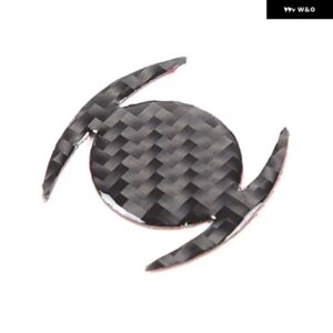 カーボン ステアリングホイール センターフレーム トリム ステアリング ボタン ステッカー キット アクセサリー INEOS 擲弾兵 2020-2024 - style 6