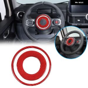 カーボン ステアリングホイール センターフレーム トリム ステアリング ボタン ステッカー キット アクセサリー INEOS 擲弾兵 2020-2024 - Style 1