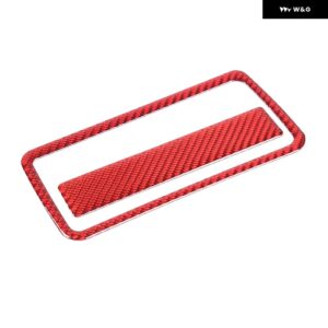 カーボン ステアリングホイールバックスクリーン表示フレーム ステッカー キット INEOS 擲弾兵 2020-2024 装飾 トリム アクセサリー - Red carbon