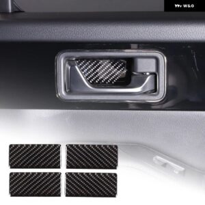 カーボン車内 ドアハンドル フレーム ステッカー キット INEOS 擲弾兵 2020-2024 ドアボウル プロテクター トリム アクセサリー - style 4