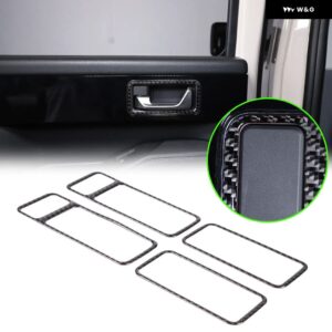 カーボン車内 ドアハンドル フレーム ステッカー キット INEOS 擲弾兵 2020-2024 ドアボウル プロテクター トリム アクセサリー - Style 1