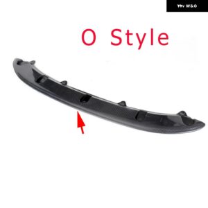 カーボンフロント バンパー リップあご スポイラー VW ゴルフ 6 VI MK6 GTI バンパー 2010-2013 フロント バンパー リップあご スポイラー 2 スタイル - O Style