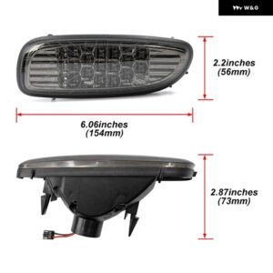 ミニ R56 R57 R58 R59 S JCW LED リアフォグ ランニングライト ランプアセンブリキット スモークレンズ ユニオンジャックスタイル スタイリング に適合 - Smoked Lens