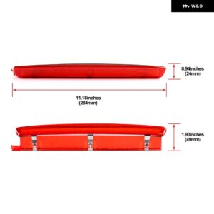 1X スモーク LED ハイ マウント サード 3RD ブレーキライト SEAT LEON II TYP 1P FR CUPRA IBIZA ST SC ハッチバック TYP 6J 6P ブレーキ用 - Red Lens