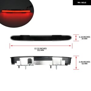 ベンツ SLクラス R230 SL500 SL600 SL55 SL63 AMG 2002-2011 LED トランク 蓋サードブレーキライトテールゲートストップランプ OEM: A2308200056 - Smoked Type B