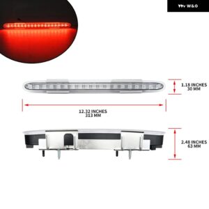 ベンツ SLクラス R230 SL500 SL600 SL55 SL63 AMG 2002-2011 LED トランク 蓋サードブレーキライトテールゲートストップランプ OEM: A2308200056 - Clear Type A