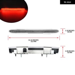 ベンツ SLクラス R230 SL500 SL600 SL55 SL63 AMG 2002-2011 LED トランク 蓋サードブレーキライトテールゲートストップランプ OEM: A2308200056 - Clear Type B