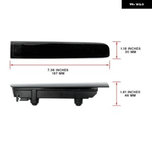 2X スモーク LED トップセンターサード 3RD ブレーキライト VW トランスポーター T5 T6 T6.1 マルチバン カラベル テールストップ信号ランプ 7H0945097B/C - Smoked Lens