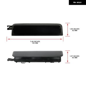 1X VW キャディ MK3 2K 2003-2015 MK4 SA 2016-2020 LED ハイ マウント サード 3RD ブレーキライト車テールストップランプ 2K0945087C - Smoked Lens