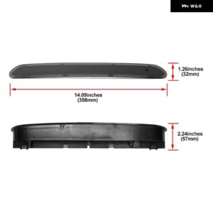 1X スモーク LED ハイ マウント サード 3RD ブレーキストップライト VW ゴルフ 6 MK6 ゴルフ 7 MK7 ハッチバック バリアントポロ 6R 6C ティグアン II - Smoked Lens