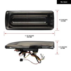 スモーク アップグレード 交換用 LED テールライト ASSY キット ベンツ Gクラス W463 1990-2018 ブレーキ/ ダイナミックウィンカー /ランニングランプ - Smoked Lens
