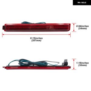 2X キャデラック CTS 2008-2013 CTS V 2009-2013 リアフェンダー リフレクター ライト LED フェンダーフレアサイド マーカーライト - Red