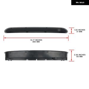 1X VW ゴルフ MK5 MK6 ハッチプラスバリアントカブリオ パサート B6 B7 バリアントティグアン I LEDハイ マウント サード 3RD ブレーキライト - Smoked Lens