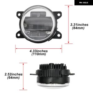 フィアット プント/プント EVO パンダ 500L 500X ドゥカト タレント TIPO DOBLO バンパー LED 駆動 フォグライト 交換 DRL/ウインカー - Clear Lens