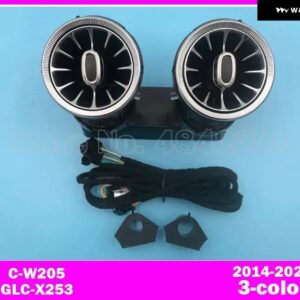 A/C/E/G/S/GLA/GLB/GLC/CLA/CLS W205 W213 W222 W177 W118 W464 X247 X253 H247 W257 LED ノズルランプリア エアベント アンビエントライト - Set 1