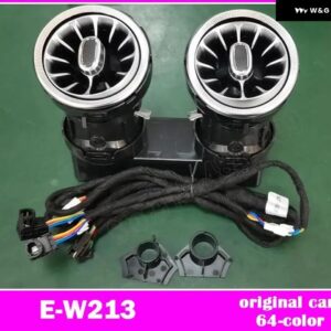 A/C/E/G/S/GLA/GLB/GLC/CLA/CLS W205 W213 W222 W177 W118 W464 X247 X253 H247 W257 LED ノズルランプリア エアベント アンビエントライト - Set 5