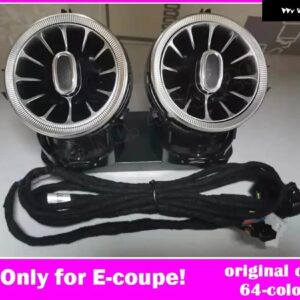 A/C/E/G/S/GLA/GLB/GLC/CLA/CLS W205 W213 W222 W177 W118 W464 X247 X253 H247 W257 LED ノズルランプリア エアベント アンビエントライト - Set 6