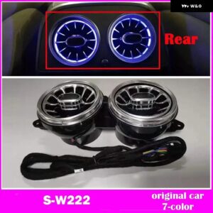 A/C/E/G/S/GLA/GLB/GLC/CLA/CLS W205 W213 W222 W177 W118 W464 X247 X253 H247 W257 LED ノズルランプリア エアベント アンビエントライト - Set 7