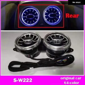 A/C/E/G/S/GLA/GLB/GLC/CLA/CLS W205 W213 W222 W177 W118 W464 X247 X253 H247 W257 LED ノズルランプリア エアベント アンビエントライト - Set 8