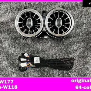 A/C/E/G/S/GLA/GLB/GLC/CLA/CLS W205 W213 W222 W177 W118 W464 X247 X253 H247 W257 LED ノズルランプリア エアベント アンビエントライト - Set 9