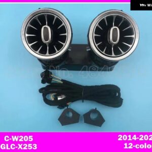 A/C/E/G/S/GLA/GLB/GLC/CLA/CLS W205 W213 W222 W177 W118 W464 X247 X253 H247 W257 LED ノズルランプリア エアベント アンビエントライト - Set 2